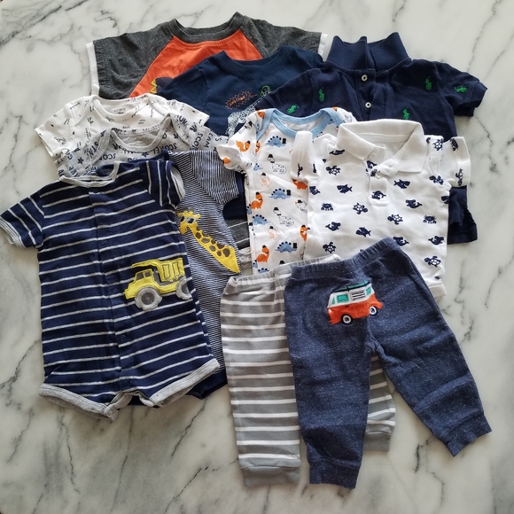 Carter's Matching Sets Carters Baby Boy Clothes Bundle One Piece